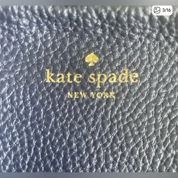 Kate Spade Mindy Crossbody Navy Leather - Picture 6 of 9